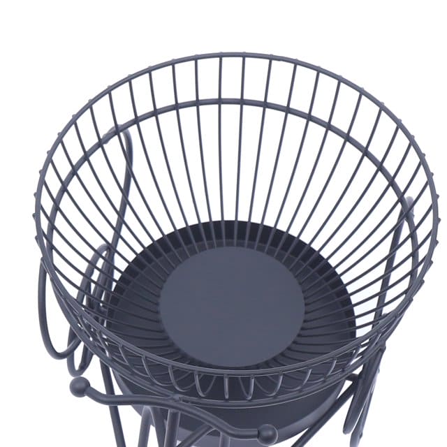 Tricycle Metal Fruit Basket, Double Layer Hollow Design Fruit Plate, Portable Kitchen Storage Countertops Shelf Rack, Metal Black Fruit And Vegetable Storage Stand, 2 Tier Metal Bread Basket Tricycle Metal Fruit Basket, Double Layer Hollow Design Fruit Plate, Portable Kitchen Storage Countertops Shelf Rack, Metal Black Fruit And Vegetable Storage Stand, 2 Tier Metal Bread Basket